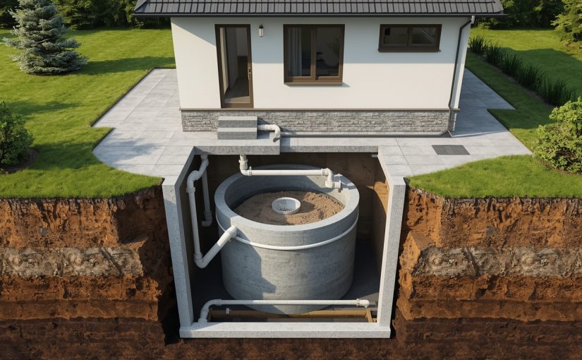 Praktyczny poradnik poświęcony dopasowania, prawidłowego posadowienia oraz codziennej eksploatacji betonowego zbiornika bezodpływowego